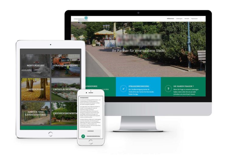 Website - Webdesign Hennigsdorf - Stadtreinigung