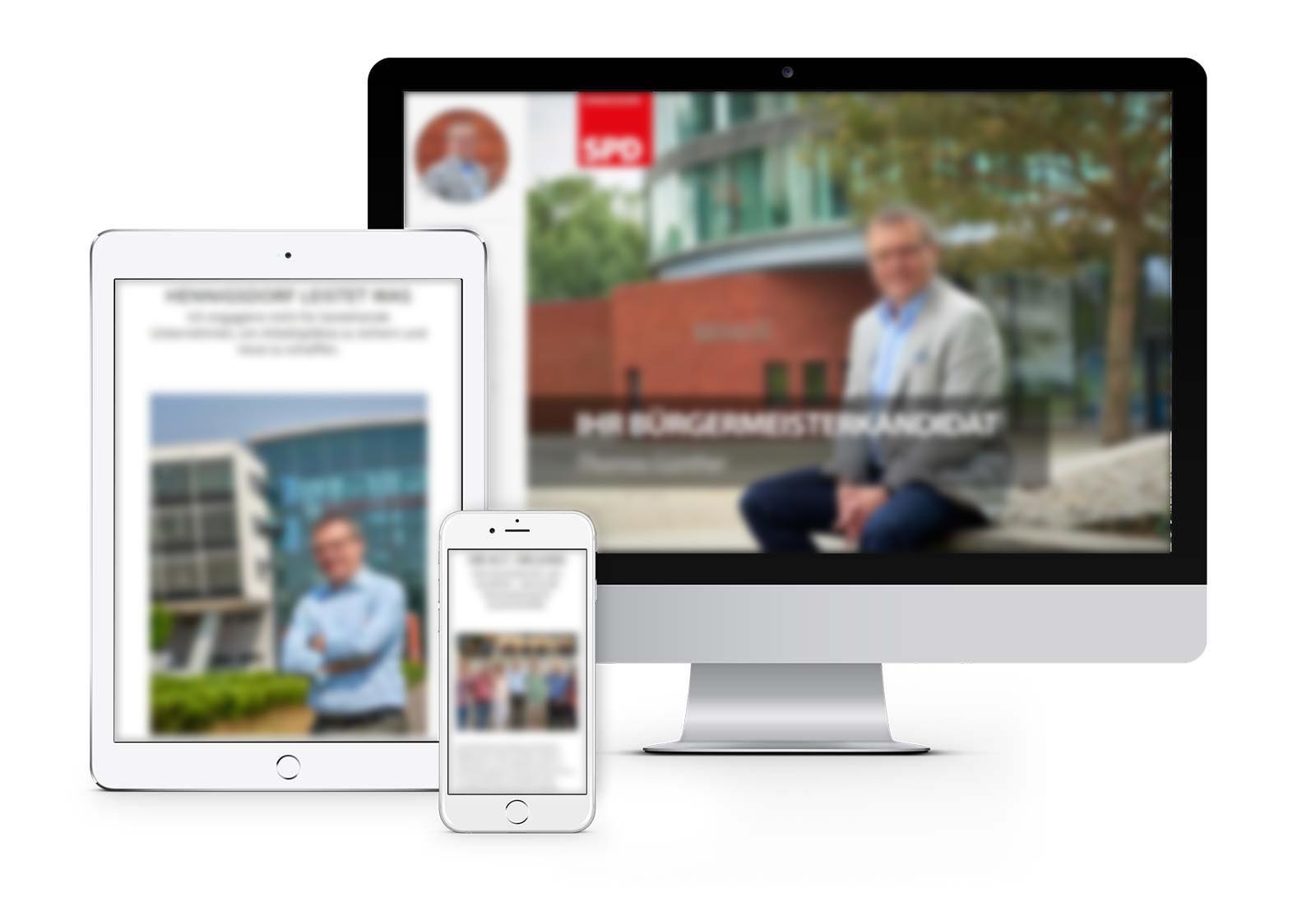 webdesign-internet-website-guenther Webdesign für Hennigsdorfer Bürgermeister